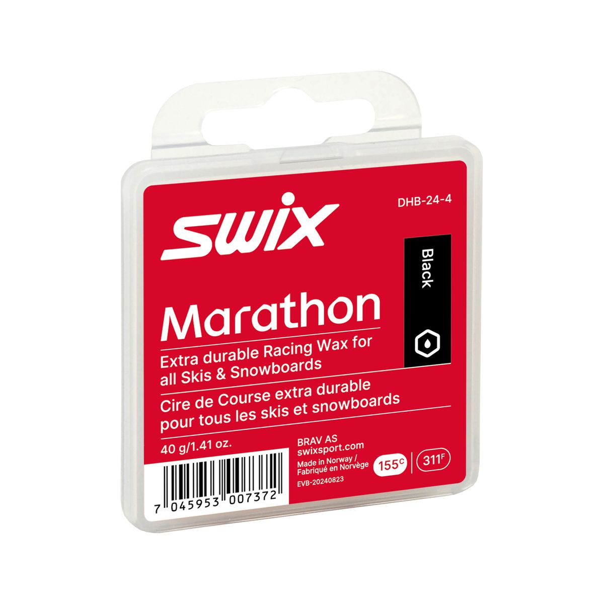 Swix Marathon Black, 40g neutral DHB-24-4