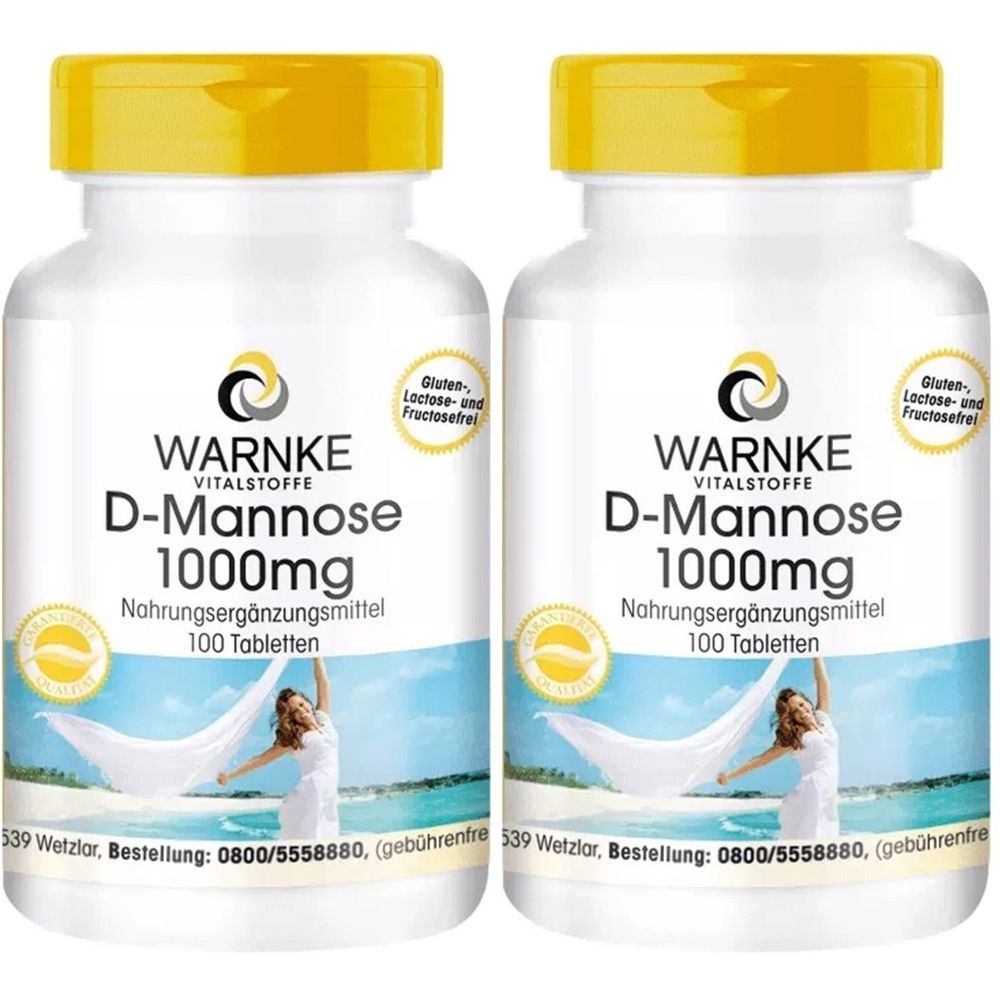 D-Mannose 1000 mg Tabletten 2x 2x100 St
