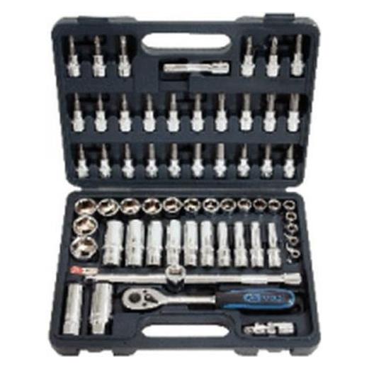 KS Tools 3/8" CHROMEplus Steckschlüssel-Satz, 61 Teile, Flank Traction (3/8") (918.0661)
