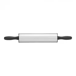 EMGA Patisse Teigroller Silver Top Nudelholz mit antihaft Beschichtung 44cm