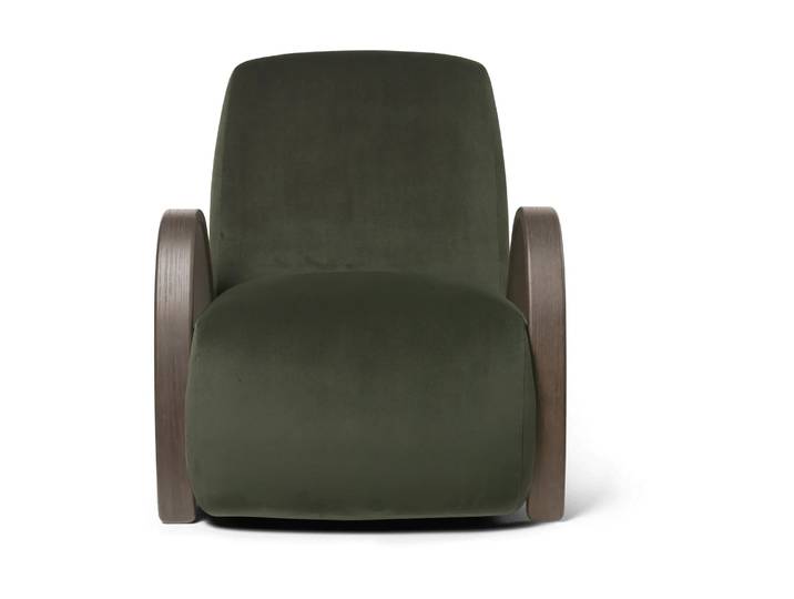 Ferm Living Buur lounge chair Rich Velvet Pin