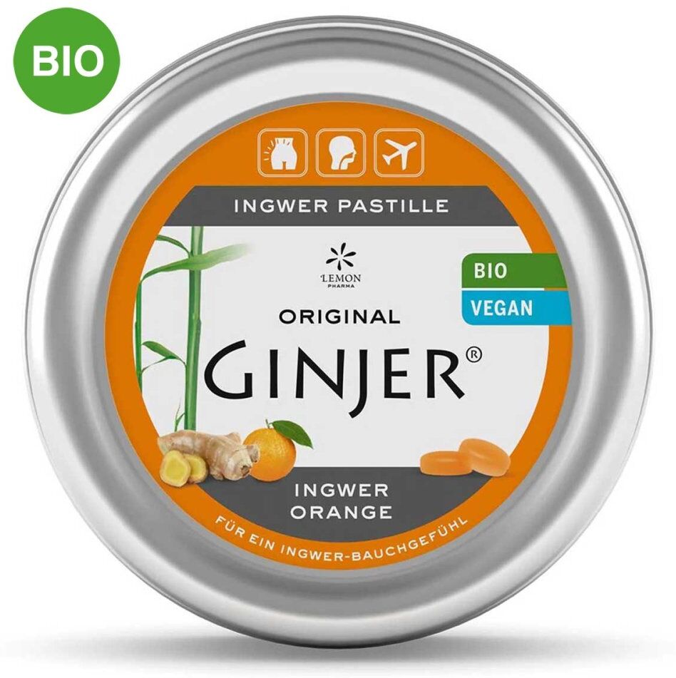 Ingwer Ginjer Pastillen Bio