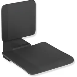 HEWI Klappsitz System 900 PG56, Wandkonsole aus Edelstahl, Sitzfläche 450x450mm