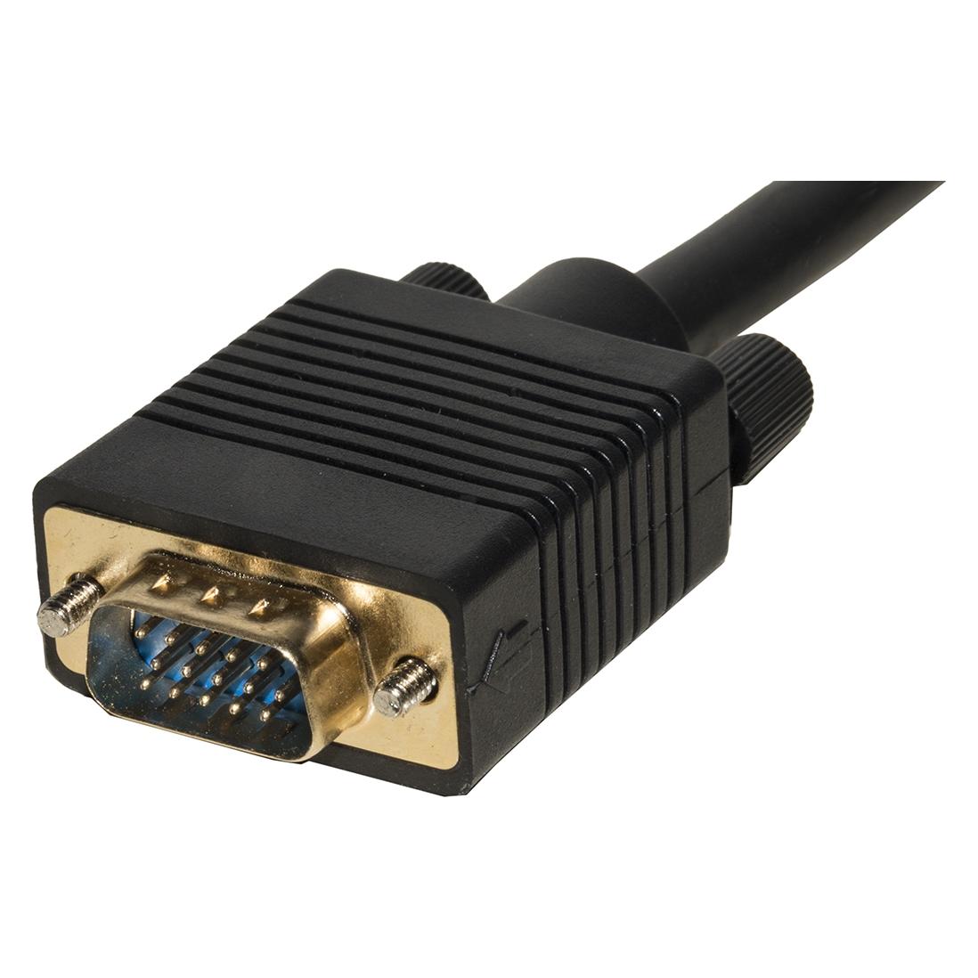 Link Zubehör LKADAT06 Videokabel und Adapter VGA 2x VGA (D-Sub) Schwarz (MGAK513001)