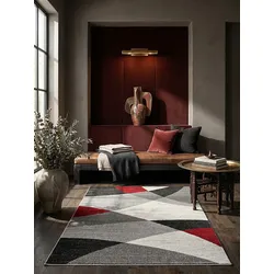 Niederflor-Läufer Grau 80x140 cm - THUR   Kadima Design