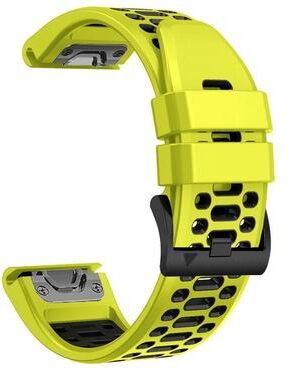 Uplifted Finds QuickFit Sport Silicone Watch Strap 22mm 26mm For Garmin Fenix And Epix quickfit 26mm green Black