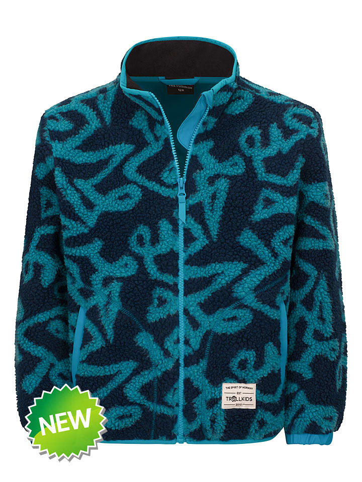 Trollkids Fleecejacke "Lyngdal" in Dunkelblau - 122