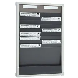 EICHNER Karten-Board für DIN A4-Belege 49 x 75 cm (2x10 Fächer)