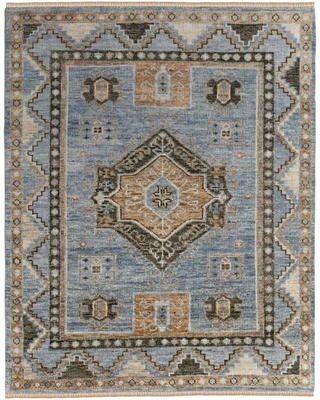 Grand Bazaar Foxboro Hand Knotted Medallion Traditional Area Rug