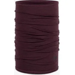 BUFF Multifunktionstuch "Lightweight Merino Wool Solid Bark", Größe ONE SIZE in Rot 653