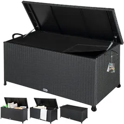 DEUBA Polyrattan Auflagenbox - Schwarz