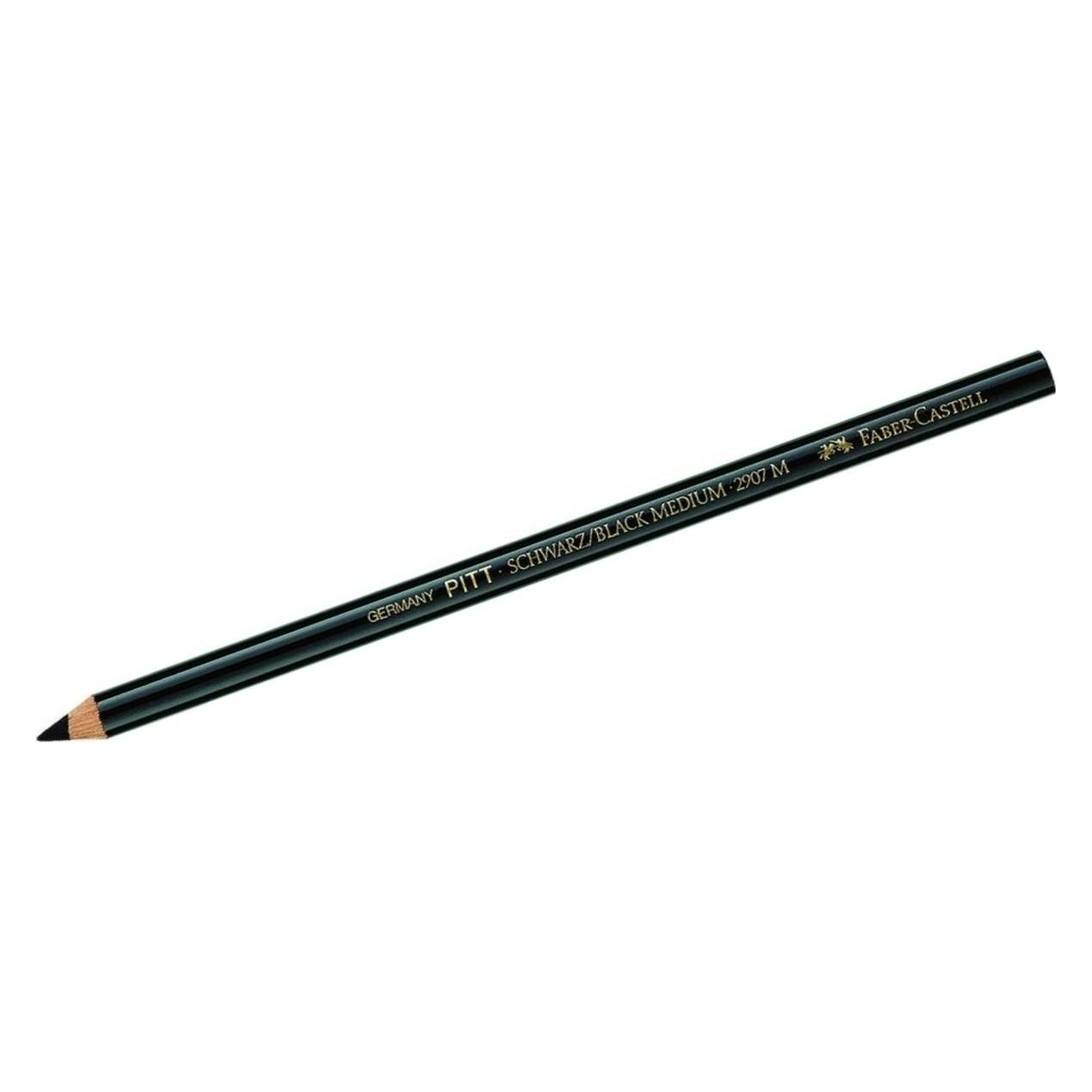Faber-Castell Kohlestift schwarz soft (4 mm, 1x) (117403)