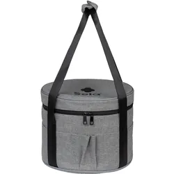 Sela SECBB10 Kristallklangschalen Tasche Grau 10"