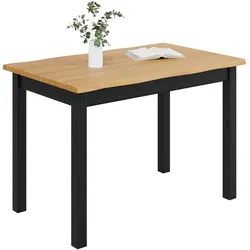 vidaXL, Esstisch, Live Edge Tisch (70 x 112 x 76.50 cm)