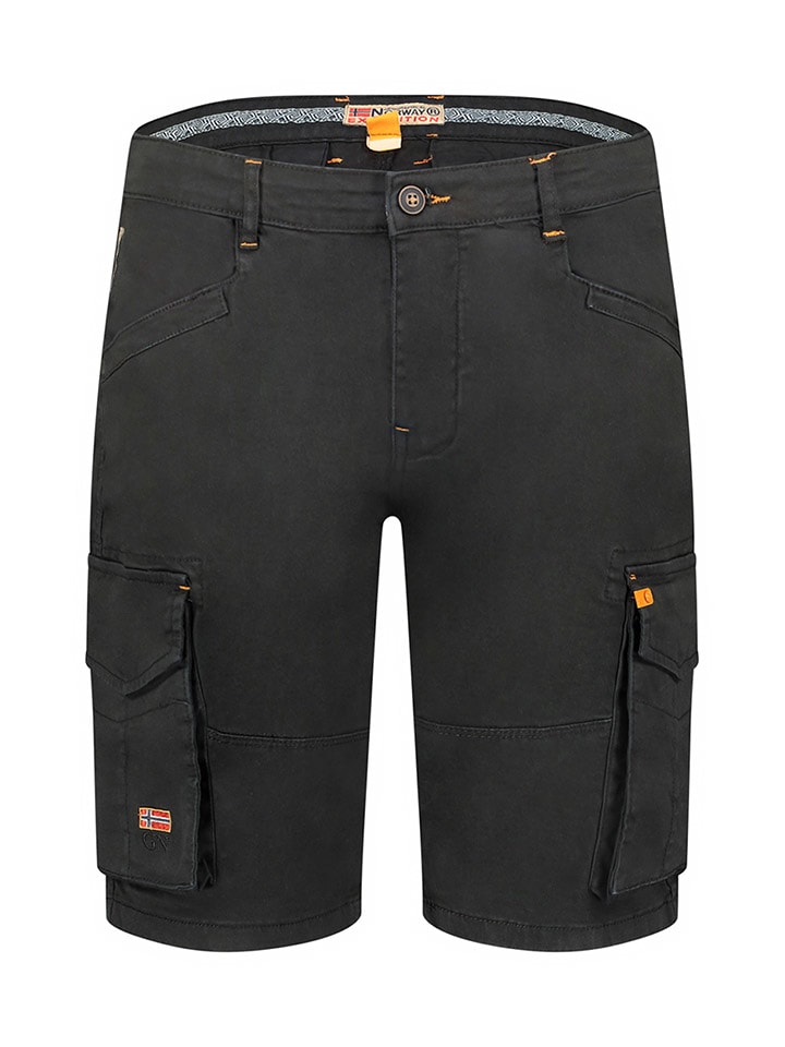 Geographical Norway Cargobermudas "Patrimoine" in Schwarz - M