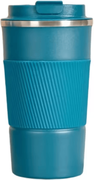 Uplift Curations ThermoDrive Stainless Steel Travel Mug Leakproof Insulated Coffee Cup For Car & Travel (380 510ML) blue 380ml