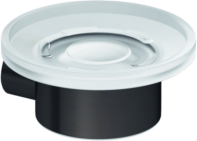 Kludi VELA R Seifenschale 58985N2 transparentes Glas Brushed Gunmetal