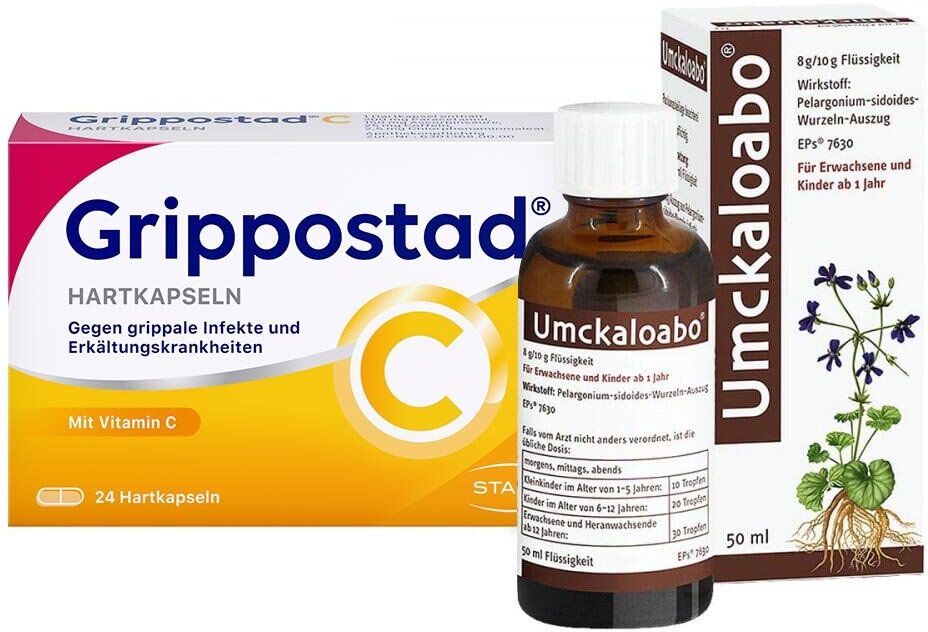 Grippostad C (24 stk) + Umckaloabo (50 ml)