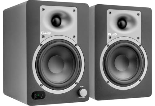 Fluid Audio C50BT Actieve 5-inch 2-weg studiomonitor met Bluetooth (set van 2)
