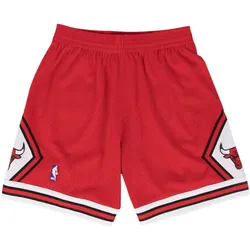 Mitchell & Ness, Herren, Sportshirt, NBA Chicago Bulls Swingman Shorts Herren, Rot