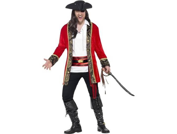 Curves Pirate Captain Costume (XL)