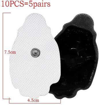 Uplifted Goods Reusable Electrode Gel Pads For Muscle Stimulator And Therapy Machines 7.5x4.5cm 10pcs