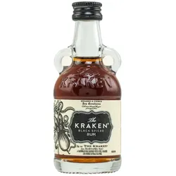 Kraken Rum Miniatur - Black Spiced Rum