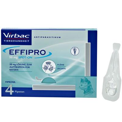 Effipro 50 mg Lösung z.Auftropfen f.Katzen 4 St