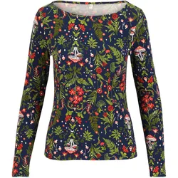 Blutsgeschwister, Damen, Funktionsshirt, Oh Marine (L), Braun