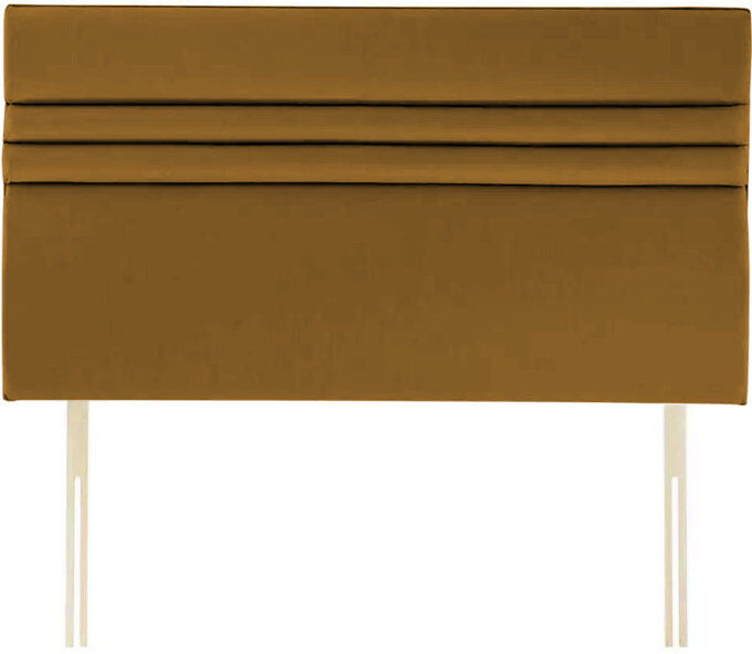 Fairmont Park Upholstered Velvet Headboard Turmeric Single (3')