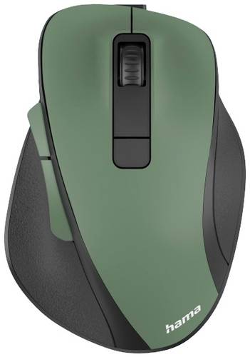 hama 00173035 Optische 6-Tasten-Funkmaus MW-500 Recharge , Akku, ergonomisch, Waldgrün