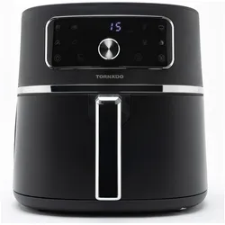 Tornado TAFT-0005-GS DUO AIR FRYER, Fritteuse, Schwarz