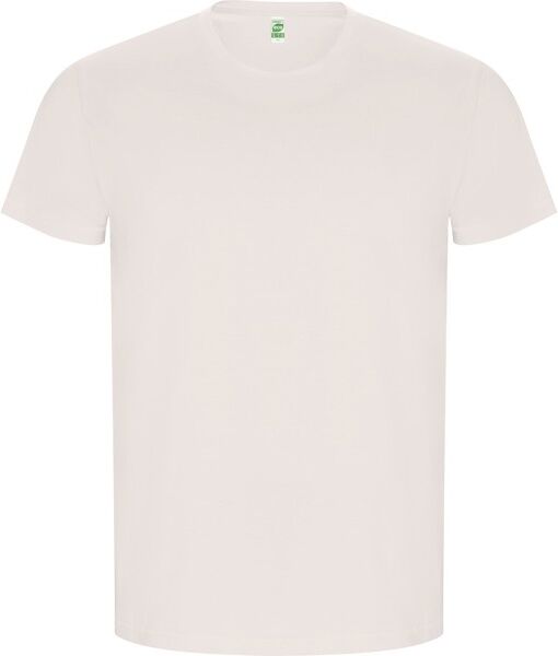 T-shirt en coton biologique personnalisable Golden 5/6 VINTAGE BLANC