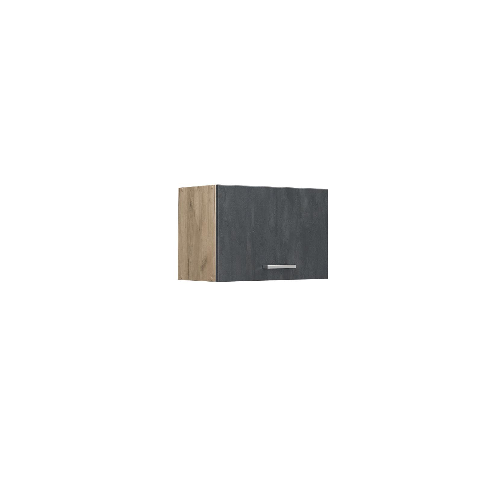 Vicco Hängeschrank R-Line Schwarz Beton Eiche 60 cm flach