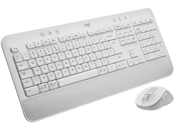 Logitech MK650 toetsenbord- en muisset wit