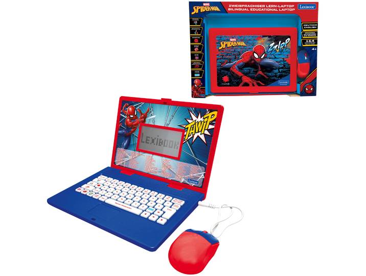 Lexibook® Spider-Man zweisprachiger, sprechender Lerncomputer (Deutsch/Englisch)