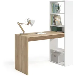 SCHREIBTISCH mit Regal - L120 cm