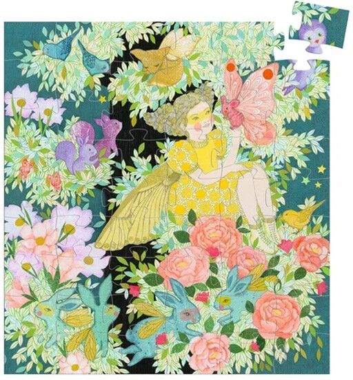 Puzzle silhouette 54 pcs L'arbre de Flora - Djeco
