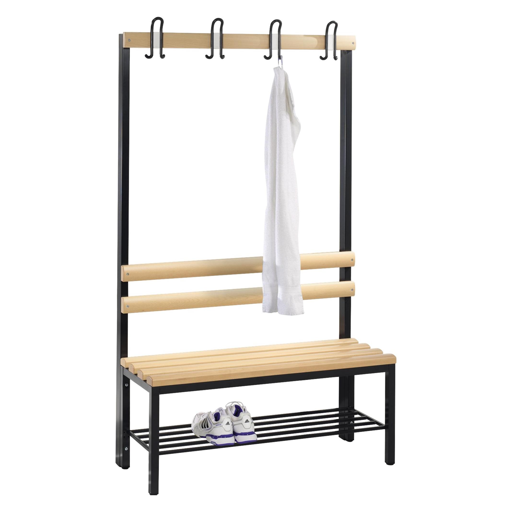 C+P Garderobenbank BASIC, einseitig (100 cm, 165 cm) (8050-110|S10001)