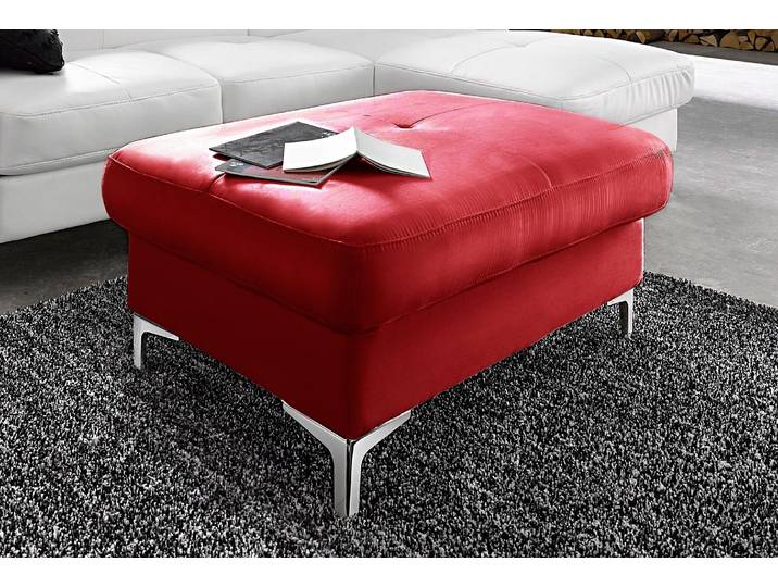 Hocker COTTA Sammy , rot, B:95cm H:47cm T:64cm, Hocker, Hocker