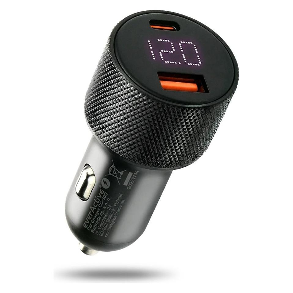 Everactive Autoladegerät 75W 1xUSB 1xUSB-C (CC-50Q)