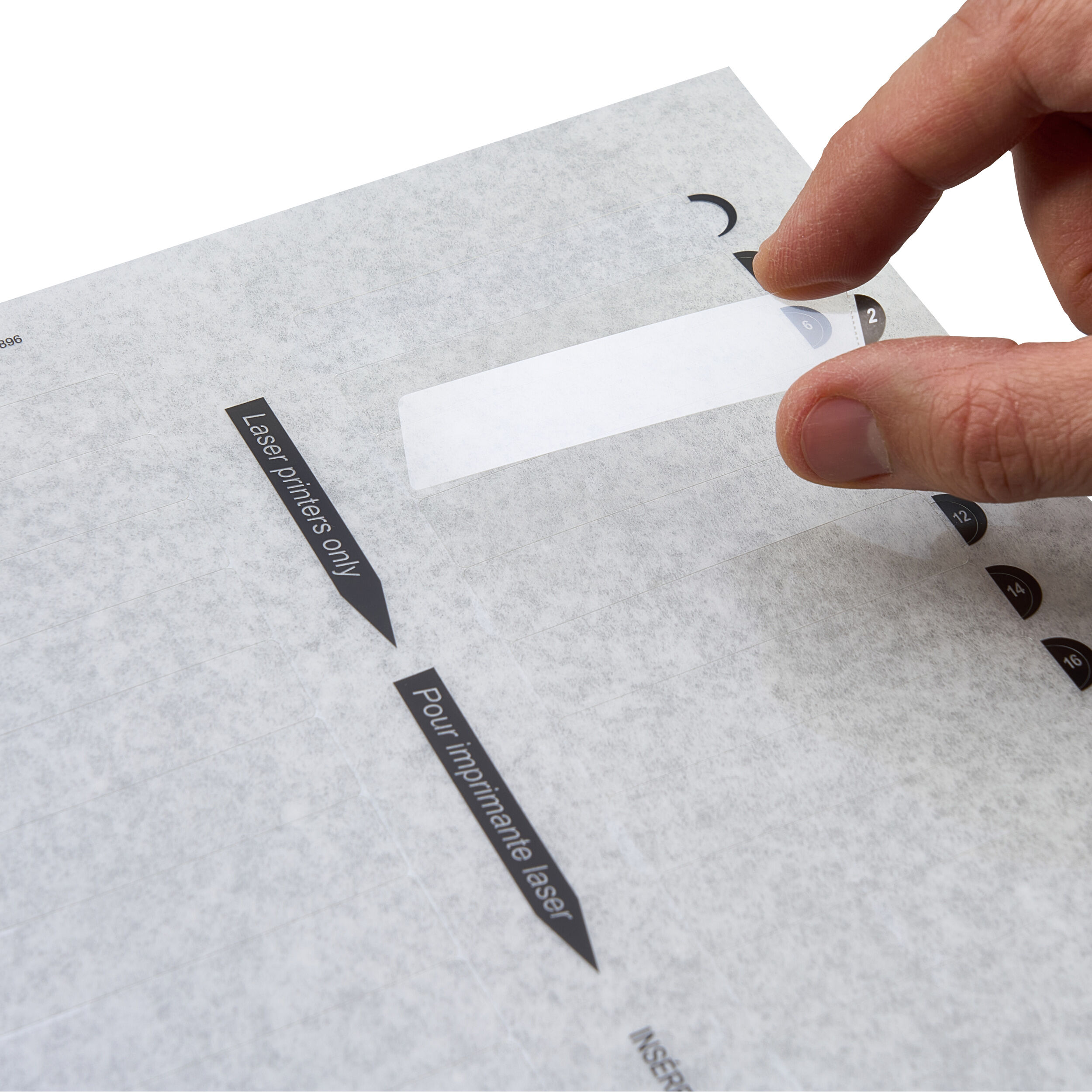 SPRINTIS Planches d'impression, blanches Aluline-plus 16 , 68 x 15,75 mm