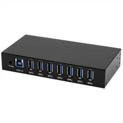 Exsys EX USB 3.0 7-Port Industrie-Hub 15 kV ESD Tisch Wand Digital/Daten EX-11237HMS-2