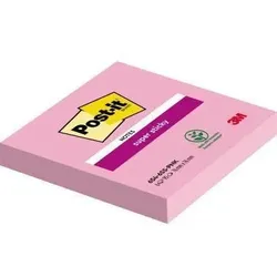 Post-it Haftnotiz Super Sticky 654-6SS-PNK 76x76mm 90Bl. pi