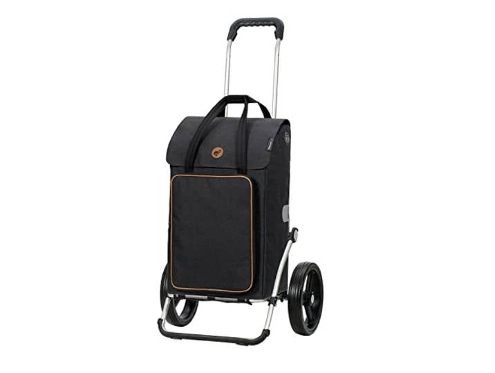 ANDERSEN Einkaufstrolley - Royal Shopper Ipek BO schwarz 45 L Einkaufsroller,isoliert,Kühltasche,vielseitig, Aluminium, klappbar, leise Räder