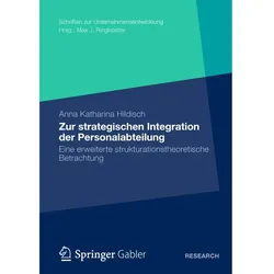 Zur strategischen Integration der Personalabteilung, Fachbücher von Anna Katharina Hildisch