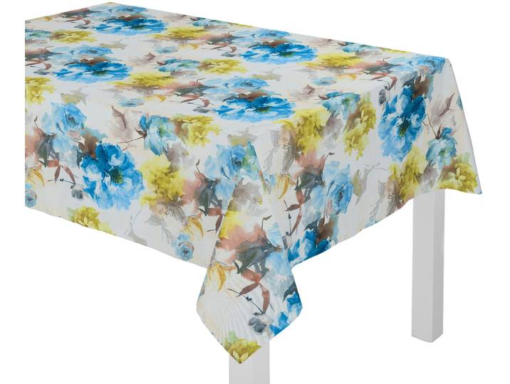Tischdecke WIRTH MOLINELLA Gr. 4, blau, B:130cm L:190cm, Polyester, Tischdecken, Tischdecke