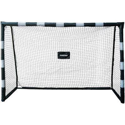 Fußballtor SANDORA "Hattrick L", schwarz (schwarz, weiß), Sport-Tore, Kinder, B/H/L: 240cm x 160cm x 85cm, 1 Stk. Polyester Stahl, Polyester, Stahl, Ron-Robert Zieler Edition, 240x160x85, schwarz/weiß, B:240cm H:160cm L:85cm