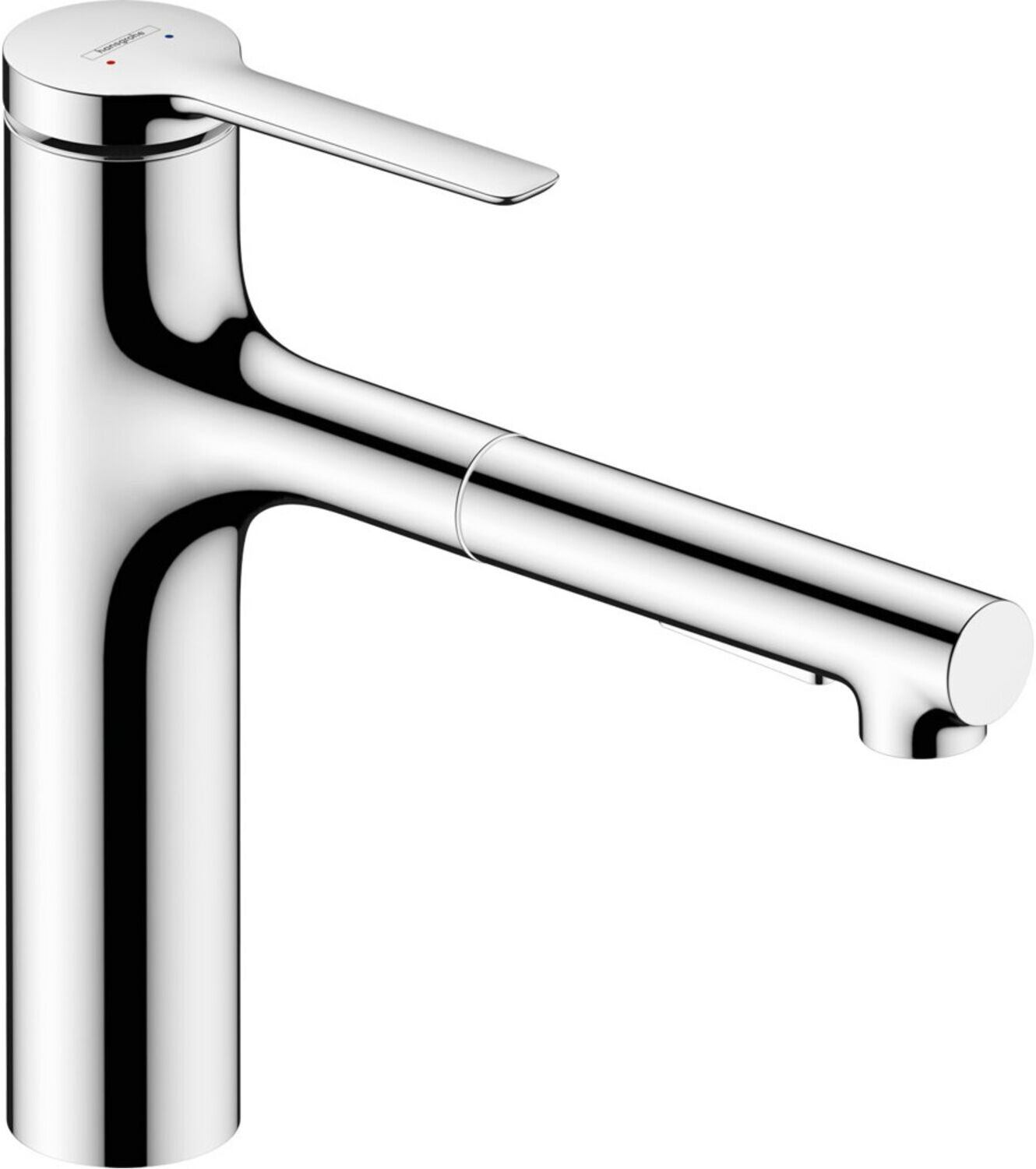 Hansgrohe Einhebel-Küchenarmatur Zesis M33 Auszugslänge bis zu 600mm, chrom (74823000)