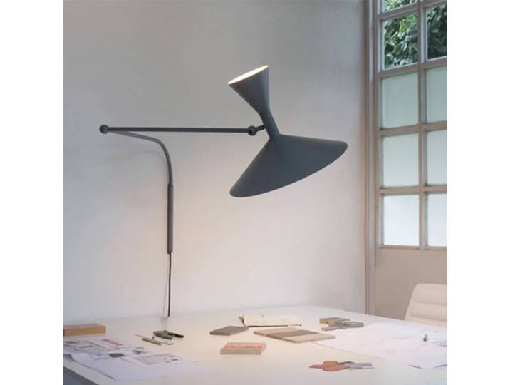 Lampe murale en corne rotative, design italien, personnalité minimaliste, chambre à coucher, bureau, salon, canapé, balançoire